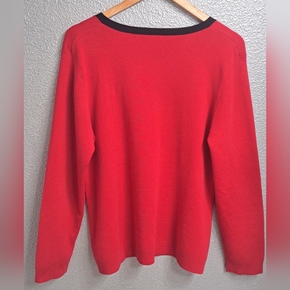 Mercer Street Studio Red Pullover Sweater    Size XL - Picture 7 of 8